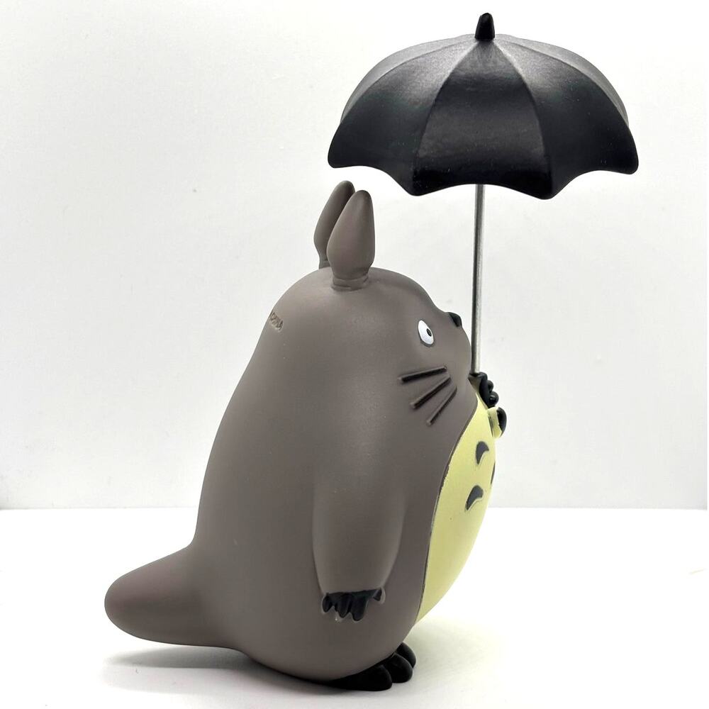 My Neighbor Totoro, Big Totoro Figurine with Umbrella, Studio Ghibli - New - Picture 3 of 5